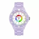Weayege Kinder lernuhr Armbanduhr,Kids Armbanduhr für Kinder Jungen und Mädchen,Analoge Armbanduhr mit Zeitlernübungen,japanischen Quarzwerk,Uhr Damen und Herren,gut lesbar,Full HD 1080P Home