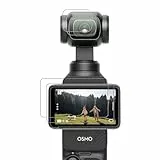 CYNOVA Zubehör für DJI Osmo Pocket 3 Objektivschutz, Displayschutzfolie für Osmo Pocket 3 Zubehör (2 Stück Displayschutzfolie+2 Stück Objektivschutzfolie)