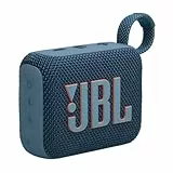 JBL Go 4 - Blau – Tragbare Bluetooth-Lautsprecher-Box mit JBL Pro Sound, tiefem Bass und Playtime-Boost-Funktion – Wasserfest und staubfest – 7 h Laufzeit