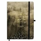 Lebenskompass Kalender 2025 2026 A5 ”Forest” - Hardcover Buchkalender von Juli 2025 bis Dezember 2026 - Dein Wochenplaner & Terminplaner für 18 Monate