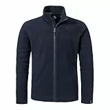 Schöffel Herren CIRC Fleece Jk Style Purga MNS, kreislauffähige Fleecejacke aus kuscheligem Sherpa Fleece, wärmende, schnell trocknende Outdoor Jacke mit fast 100 % Recyclingfähigkeit, navy blazer, 66