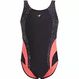energetics Mädchen Nora Bikini-Unterteile, Black/Red Light/AOP, 128 EU
