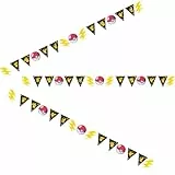 Amscan 9917111 – Pokémon Kindergeburtstagsparty-Wimpelbanner Dekoration – 3,3 m