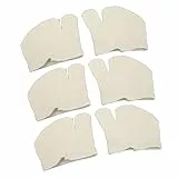 Baumwollene Socken 3er-Pack Milchweiß, Elastische Geteilt-Toe Socken für Damen und Herren, Komfortabel und Passend