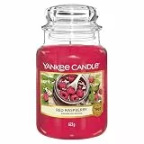 Yankee Candle Duftkerze im Glas (groß) | Red Raspberry | Brenndauer bis zu 150 Stunden | Perfekte Geschenke für Frauen
