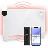 Klarstein Elektroheizung, Konvektor Heizung Freistehend oder Wandmontage, Elektroheizung Energiesparend, App-Control, Leise Heizung Elektrisch, Standgerät Heizkörper Elektrisch mit Thermostat, 2500 W