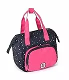 Bayer Chic 2000 - Puppen-Wickeltasche, Wickeltasche für Puppen, Puppenzubehör, Puppentasche, Konfetti, pink