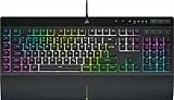 CORSAIR K55 RGB PRO XT Kabelgebundene Membrantastatur - IP42 Staub- Und Spritzwassergeschützt - 6 Makro-Tasten Mit Elgato-Integration - iCUE-Kompatibel - QWERTZ DE - PC, Mac, Xbox - Schwarz
