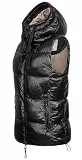 Sublevel Damen kurze Steppweste D50048X80113A2 Black M