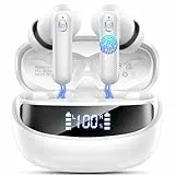Bluetooth Kopfhörer, Kopfhörer Kabellos Bluetooth 5.4 Sport Tiefer Bass, 50 Std Spielzeit In Ear IP7 Wasserdicht Ohrhörer, Kopfhörer mit 4 ENC Lärmreduzierung Mik,Kabellose Kopfhörer mit LED-Anzeige