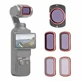 PGYTECH CPL + ND Filter Set für DJI Osmo Pocket 4/3, Magnetischer Zirkularer Polarisationsfilter mit AGC Optischem Glas, Wasserdicht Kratzfest Zubehör