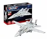 Revell Brick System F-14A Tomcat Maverick Top Gun | Klemmbausteine Kampfjet Modellbausatz 1:32 | 2687 Teile, Schwenkflügler, einklappbares Fahrwerk, 60 cm | Geschenk Filmfan | Erwachsene ab 18