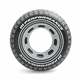Intex 59252NP - Aufblasbarer Schwimmring Reifen, Vinyl, Schwarz, 91 cm