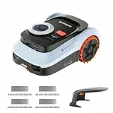 Segway Navimow i210 LiDAR Pro Mähroboter+Garage M+Klingensätze(48 Stück) für 1000 m², LiDAR+Vision+NRTK Tri-Fusion-Positionierung, Xero-Turn AWD für 55% Steigungen, Auto-Kartierung(separater Versand)