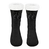 Justay Sowarm Kuschelsocken Damen hüttensocken Damen Warme Socken Flauschige Stoppersocken Wintersocken Rutschfest Casual Socken Geschenke Weihnachten