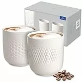 Villeroy & Boch – Manufacture Kaffeebecher Weiß, Spülmaschinenfest, Mikrowellensicher, Tasse, Kaffeetasse, Trinkgeschirr, Becher, Premium Porzellan