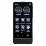 Zunate Sprachübersetzer, High-Definition-Display, Echtzeit-Unterstützung, Offline-Fotoübersetzungsgerät für Online-Lernen und Reisen, Zinklegierung, 4,01-Zoll-Bildschirm