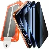 UniqueMe für iPhone 17 Pro Max für Panzerglas Sichtschutz - Privacy Schutzfolie, Automatische Installation, Bruchsicher Militärniveau, Anti-Spy Folie, 2 Stück