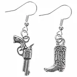 CALLARON 1paar Cowgirl Ohrringe Damen Western Dangle Ohrringe Für Frauen Schmuck Für Partys Und Alltagsmode Für Cowgirl-fans