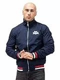 Lonsdale Herren Jacke schmale Passform NEWDIGATE, Navy/White/Red, L