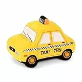 P.L.A.Y. PET LIFESTYLE AND YOU - Plüsch Spielzeug Hund - Canine Commute Collection - New York Taxi Yellow Cab, 100 g