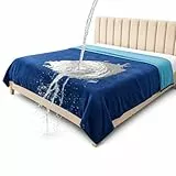 Bedding Aid wasserdichte Decke, Hundedecke Wasserdicht, Liebesdecke Wasserdicht, Katzendecke, Hundedecke Sofa, Königsblau/Dunkelgrün, 229x274cm