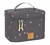 LÄSSIG Baby Wickeltisch Organizer Windel-Organizer to Go/Casual Nursery Caddy To Go Universe Anthracite