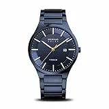 BERING Herren Uhr Solar Movement - Titanium Collection mit Titan und Saphirglas 15239-797
