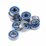 10 Stücke MR115 2RS Kugellager TOPINCN Stahl Doppel geschirmt Miniaturkugellager Rillenkugellager 5x11x4mm MEHRWEG VERPACKUNG
