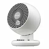 Woozoo, Leiser, leistungsstarker & tragbarer Tischventilator, 23m², Reichweite 12m, Oszillation, Vertikale Neigung, Zimmer - Woozoo PCF-M18 - Weiß