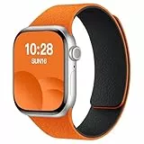 Finoriss Magnet Sport Armband für Apple Watch Armband 40mm 41mm 42mm 44mm 45mm 46mm 38mm 49mm Damen Herren, Silikon iWatch Armband Frauen Armbänder für Apple Watch Series 11 10 9 8 7 6 5 4 SE Ultra
