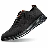 DKLOVIFU Breeze Schuhe Herren, Urban - Ultrabequem Limitierte Auflage Blackout, Atmungsaktive Sneaker Sportschuhe Laufschuhe Turnschuhe Tennis Fitness Walkingschuhe
