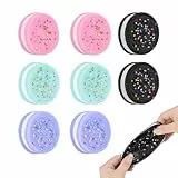 KYLOS 8 Stück Squeeze Toys, Squishy Spielzeug, Keks Stressabbau Spielzeug, Ultraweiches Dekompressionsspielzeug In 2 Schwarz + 2 Blau + 2 Rosa + 2 Lila, 3.8Cm Länge 1Cm Höhe