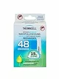 Thermacell R-4 Nachfüllpack - 12 Plättchen + 4 Gaskartuschen für 48h Schutz - Natürlicher Wirkstoff aus Zitroneneukalyptusöl zur Mückenabwehr - 15m² Wirkbereich