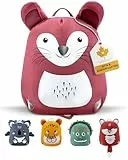 LAUBGOLD Kleiner Kindergartenrucksack Mädchen | Kita Rucksack ab 1 Jahr | Kinderrucksack mit Brustgurt | Leichter Rucksack Kindergarten Jungen u. Mädchen | 3,6 Liter | Ideal für Kleinkind 1-3 Jahre