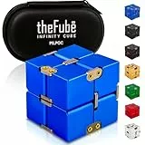 PILPOC theFube Fidget Toy - Premium Qualität Fidget Toys, Stresswürfel mit Exklusiver Schutzhülle, Anti-Stress Würfel , ADHS Spielzeug für Kinder und Erwachsene, Blau