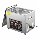 VEVOR Ultraschallreiniger Ultraschall Edelstahl-Reinigungsgerät 300 W, 10 L Ultraschallreinigungsgerät mit Digitaler Anzeige 0-30 Min, Reinigung Ultraschall für Schmuck, Brillen, Uhren usw.