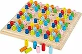 small foot Sudoku bunt aus Holz, Brettspiel zur Förderung des Zahlenverständnis, für Kinder ab 6 Jahren, Sudoku 'bunt' für Kinder aus Holz, Gesellschaftsspiel ab 6 Jahre , 2489 Toys, 25 x 25 x 3 cm