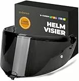 Everalo Visier Kompatibel Mit LS2 FF811 - Vector 2 - Vector II Carbon - Pinlock Ready Helmvisier (Dark Schwarz)