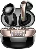 Bluetooth Kopfhörer, Kopfhörer Kabellos Bluetooth 5.3 In Ear Kopfhörer mit 4 HD Mic, Mini Kabellose Kopfhörer ENC Lärmreduzierung Earbuds, 40H Tiefer Bass, LED-Anzeige, IP7 Wasserdicht Ohrhörer (2024)