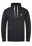 !Solid SDKaan Herren Sweatshirt Pullover Sweater mit Tube-Kragen Eingrifftaschen 100% Baumwolle Regular fit, Größe:L, Farbe:Dark Grey Melange (1940071)