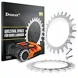 Domar Mähroboter Spikes aus Edelstahl I entgratete Spikes zur Traktionsverbesserung kompatibel mit Allen Worx Landroid S&M Modellen I Mähroboter Spikes Zubehör