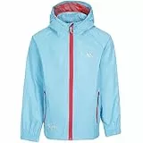 Trespass Qikpac Jacket, Aquatic, 11/12, Kompakt Zusammenrollbare Wasserdichte Jacke für Kinder / Unisex / Mädchen und Jungen, 11-12 Jahre, Blau
