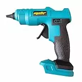 Mellif Heißklebepistole, kabellos 60 W, für Makita Akku, 18 V Lithium-Ionen-Akku, volle Größe, 11 mm Sticks