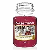 Yankee Candle Duftkerze im Glas (groß) | Christmas Magic | Kerze mit langer Brenndauer bis zu 150 Stunden | Perfekte Geschenke für Frauen