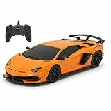 JAMARA Aventador SVJ 1:24 2,4GHz - offiziell lizenziert, bis zu 1 Stunde Fahrzeit bei ca. 9 Km/h, perfekt nachgebildete Details, hochwertige Verarbeitung