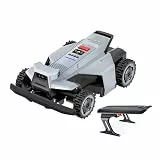 Segway Navimow X420 Mähroboter ohne Begrenzungskabel mit Garage X (separater Versand) für 2000 ㎡, Zero-Turn AWD für 84% Steigungen, NRTK+360° Vision+VIO, Keine RTK-Basisstation, 25-95 mm Schnitthöhe