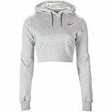 Gorilla Wear Pixley Crop Top Hoodie - grau - leicht funktionell Oberteil mit Logo zum Sport Workout Training bequem bewegungsfreiheit atmungsaktiv ansprechende Passform aus Baumwolle Polyester, M