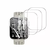 Anoowkoa TPU SOFT Displayschutzfolie für Amazfit Bip 6, 4 Stück Schutzfolie [NOT Panzerglas] 9H Härte Gehärtete Folie HD Vollbild Handyfolie Hartglas Anti-Kratzer Displayfolie