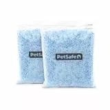 PetSafe ScoopFree Premium Nicht-Klumpende Kristall-Katzenstreu - Geruchskontrolle, Haftet Nicht an den Pfoten, Staubfrei - Premium Blau, 2-Pack